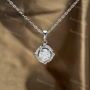 NEW Certified 1ct. t.w. Moissanite Windmill Necklace